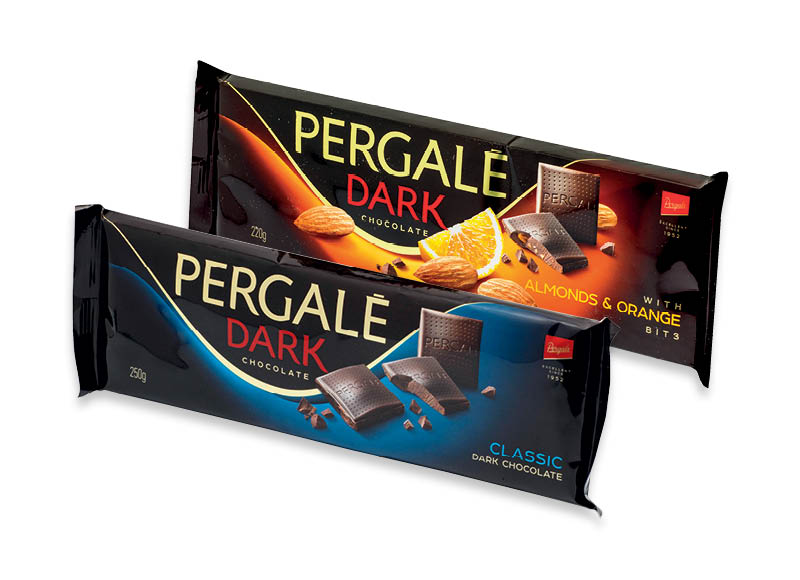 Šokolado plytelės PERGALĖ
			, 
				 220 g, 250 g, 4 rūšių