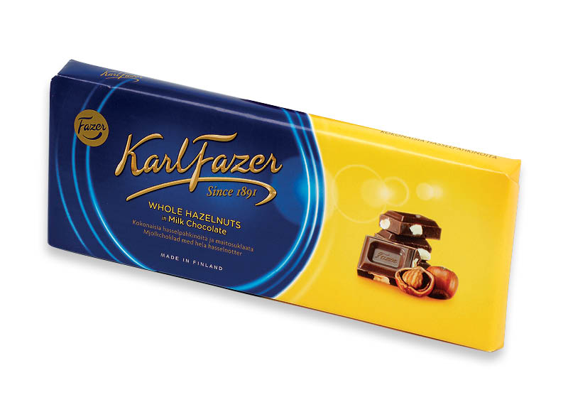 Šokolado plytelė KARL FAZER
			, 
				 200 g, 2 rūšių, 13,45 Eur/kg. A lygio parduotuvėse