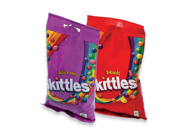 Kramtomiesiems saldainiams SKITTLES
			, 
				 38 g, 95 g, 125 g, 174 g, 6 rūšių