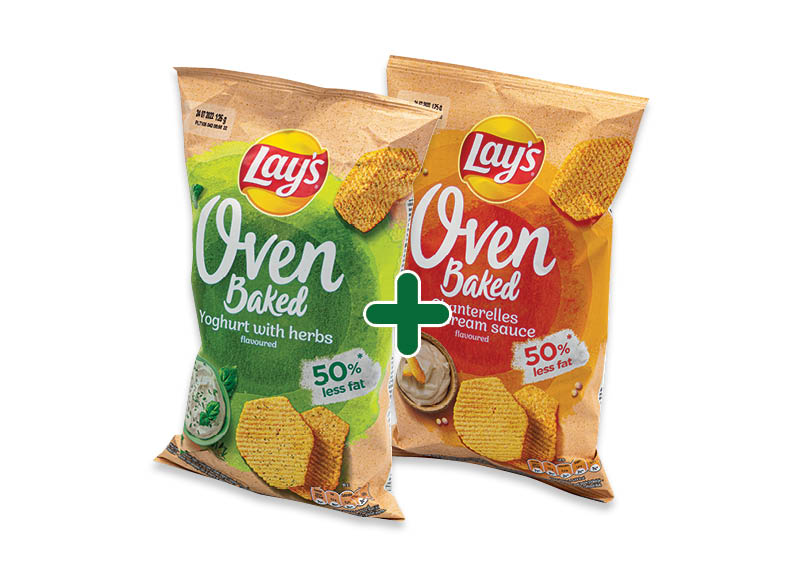 Traškučiai LAY’S OVEN BAKED
,
125 g, 4 rūšių, 2,19 Eur/vnt. Ir IKI EXPRESS Traškučiai LAY’S OVEN BAKED
,
125 g, 4 rūšių, 2,19 Eur/vnt. Ir IKI EXPRESS