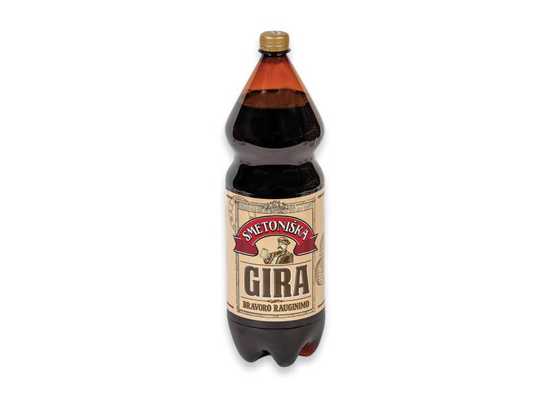 Bravoro raudinimo gira SMETONIŠKA
			, 
				 2 l, 2 rūšių, 0,60 Eur/l (taros užstato vertė į gėrimo kainą neįskaičiuota)