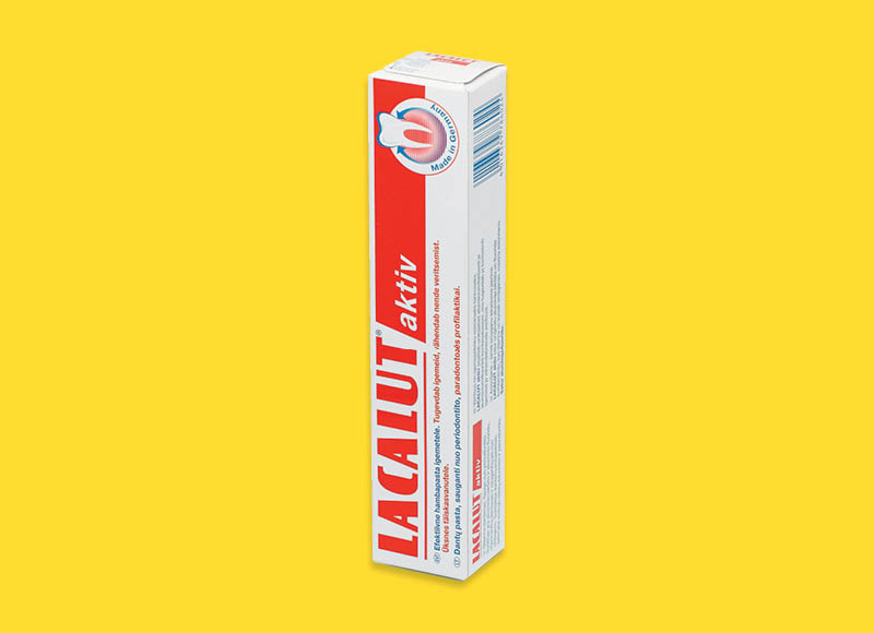 Dantų pasta LACALUT AKTIV
,
75 ml, 30,54 Eur/l Dantų pasta LACALUT AKTIV
,
75 ml, 30,54 Eur/l