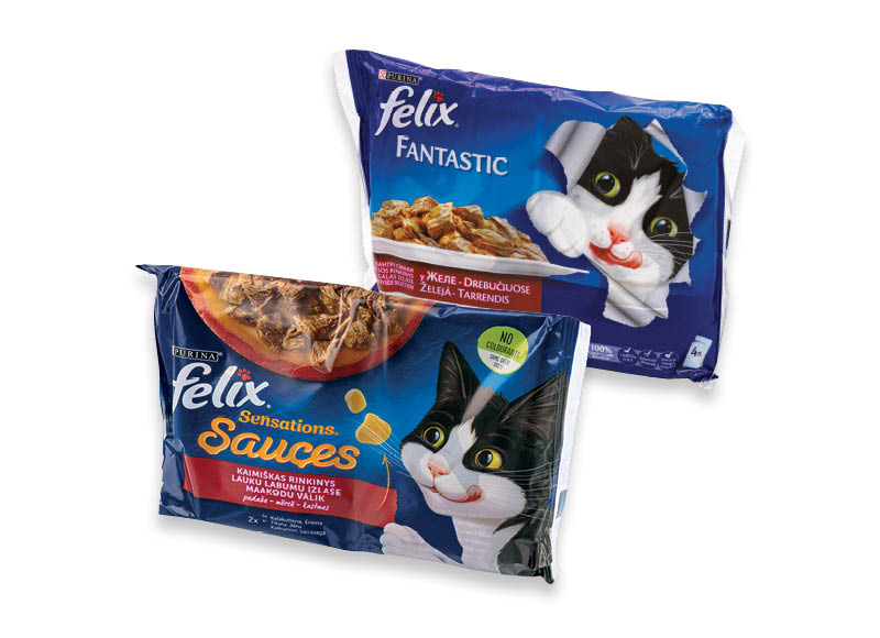 Kačių ėdalas FELIX
,
320 g, 340 g, 6 rūšių Kačių ėdalas FELIX
,
320 g, 340 g, 6 rūšių