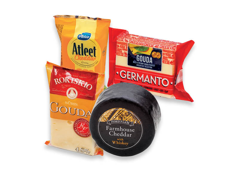 Sūriams GOUDA ir CHEDDAR
,
Įvairių rūšių Sūriams GOUDA ir CHEDDAR
,
Įvairių rūšių
