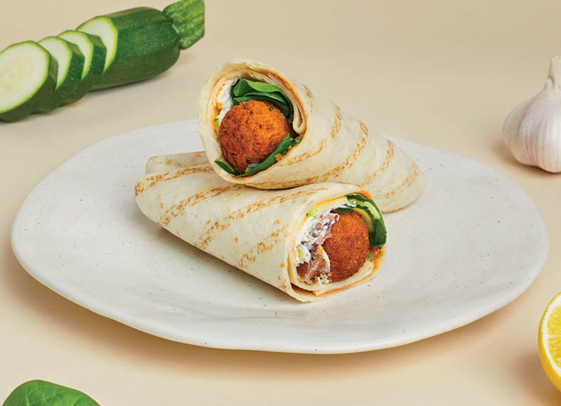 Vegetariški TORTILIJOS suktinukai su falafeliais
			, 
				 230 g, 10,83 Eur/kg. A lygio parduotuvėse