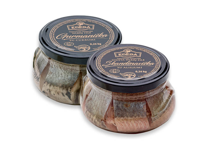 EDEGA GURMANIŠKA ir SKANDINAVIŠKA silkių filė
			, 
				 260 g, 2 rūšių, 9,19 Eur/kg. Ir IKI EXPRESS
