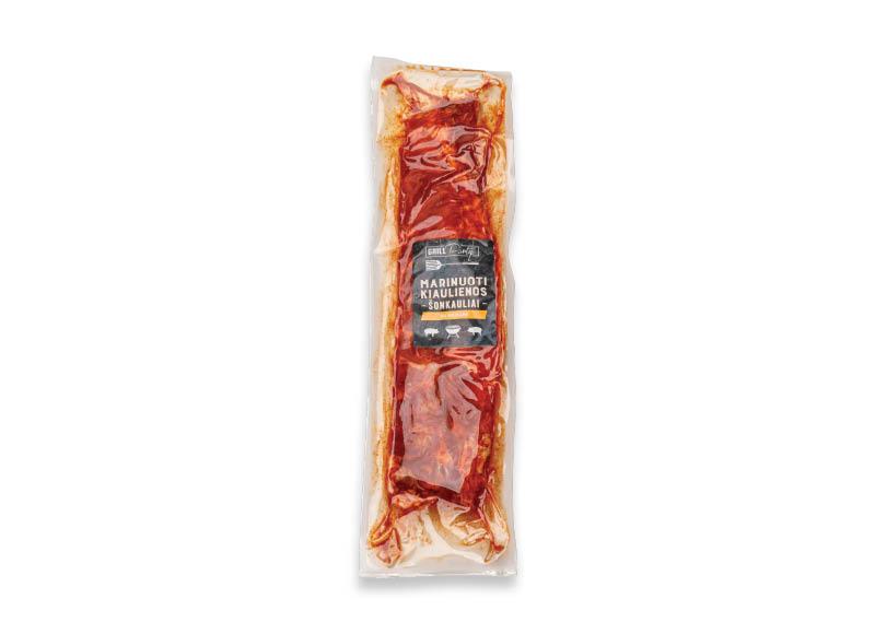 GRILL PARTY marinuoti kiaulienos šonkauliai su medumi
			, 
				 (fasuoti) 1 kg. A lygio parduotuvėse