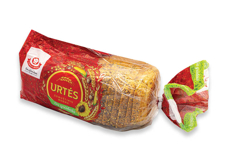 URTĖS SUMUŠTINIŲ duona su grūdais
			, 
				 470 g, 3,06 Eur/kg. Ir IKI EXPRESS