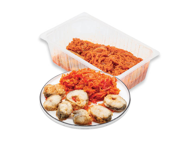 Keptai lydekai su daržovėmis
			, 
				 1 kg. A lygio parduotuvėse. Ir IKI EXPRESS