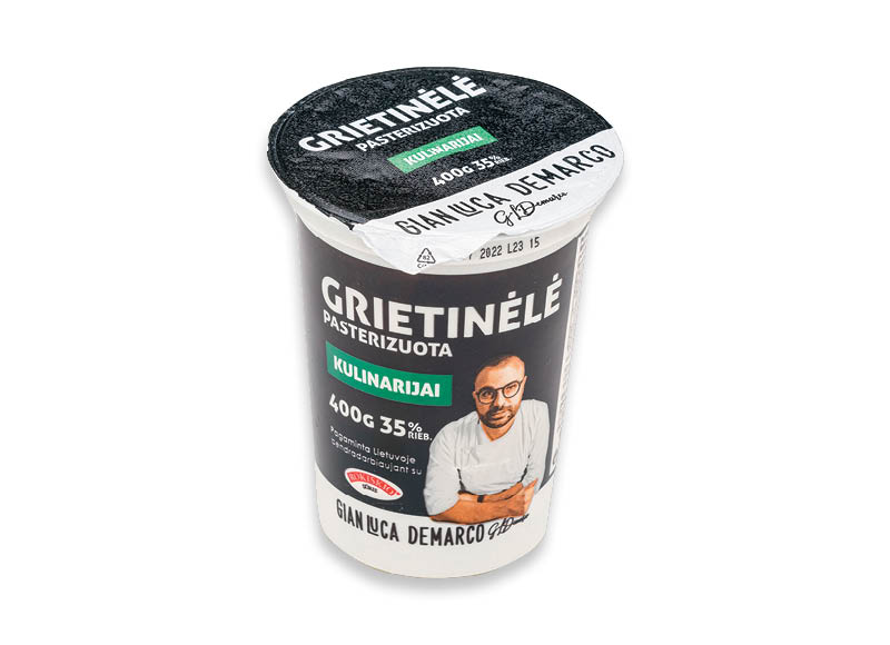 Grietinėlė GIAN LUCA DEMARCO
,
400 g, 35 % rieb., 6,48 Eur/kg. A lygio parduotuvėse Grietinėlė GIAN LUCA DEMARCO
,
400 g, 35 % rieb., 6,48 Eur/kg. A lygio parduotuvėse