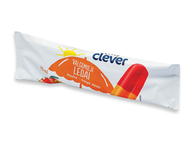 CLEVER braškių ir mangų skonio valgomieji ledai
,
70 ml, 8,43 Eur/l CLEVER braškių ir mangų skonio valgomieji ledai
,
70 ml, 8,43 Eur/l