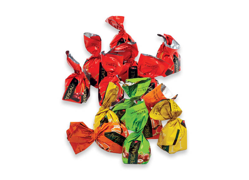 Sveriami saldainiai PERGALĖ MIX, CHERRY
			, 
				 1 kg, 2 rūšių. A lygio parduotuvėse