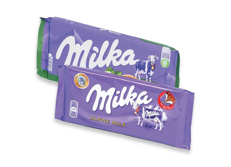 Šokolado plytelės MILKA
			, 
				 90 g, 92 g, 100 g, 9 rūšių. Ir IKI EXPRESS