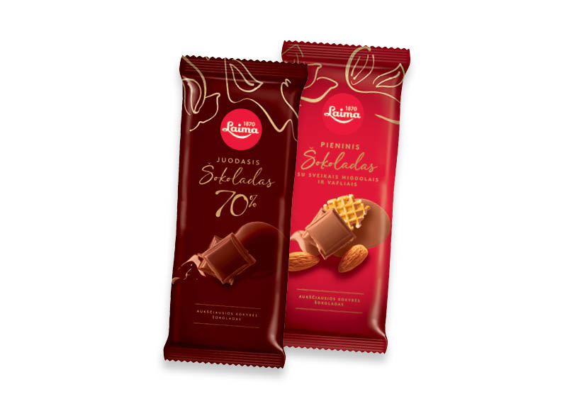 Šokolado plytelės LAIMA
,
90 g, 3 rūšių, 13,22 Eur/kg. A lygio parduotuvėse Šokolado plytelės LAIMA
,
90 g, 3 rūšių, 13,22 Eur/kg. A lygio parduotuvėse