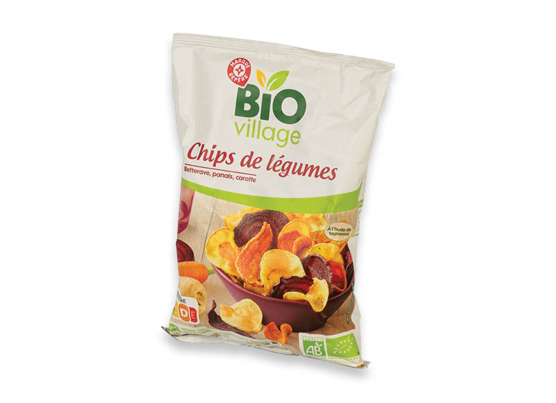 BIO VILLAGE daržovių traškučiai
			, 
				 80 g, 32,25 Eur/kg. A lygio parduotuvėse