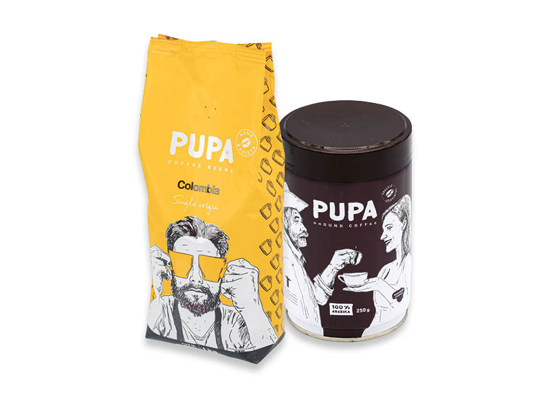 Maltai kavai ir pupelėms PUPA
,
250 g, 1 kg, 7 rūšių Maltai kavai ir pupelėms PUPA
,
250 g, 1 kg, 7 rūšių