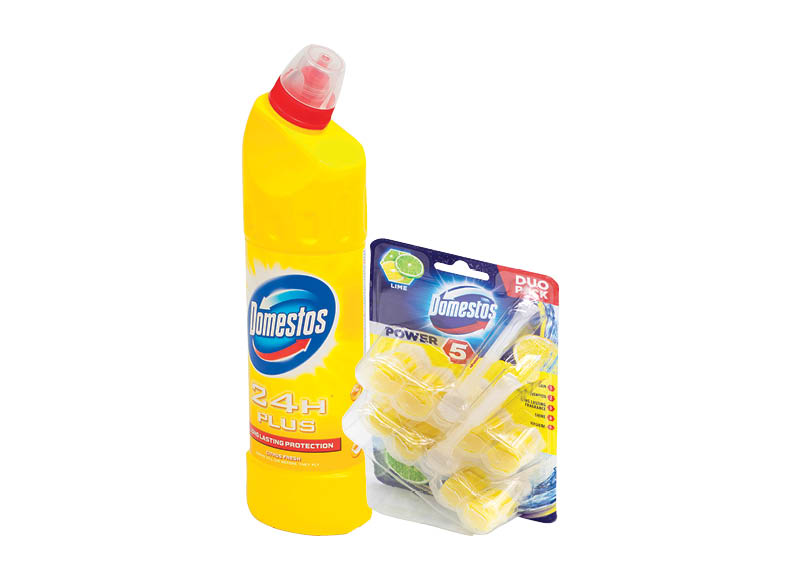 DOMESTOS tualeto valikliams, muiliukams
			, 
				 Įvairių rūšių