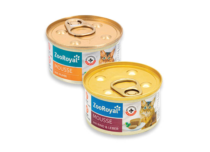 ZOOROYAL MOUSSE
			, 
				 85 g, 3 rūšių, 9,29 Eur/kg