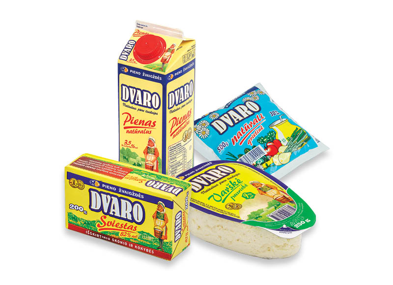 DVARO pieno produktams
			, 
				 Įvairių rūšių. Ir IKI EXPRESS