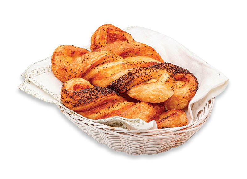 Sluoksniuota bandelė su migdoliniu įdaru
			, 
				 75 g, 0,69 Eur/vnt. A (1) lygio parduotuvėse