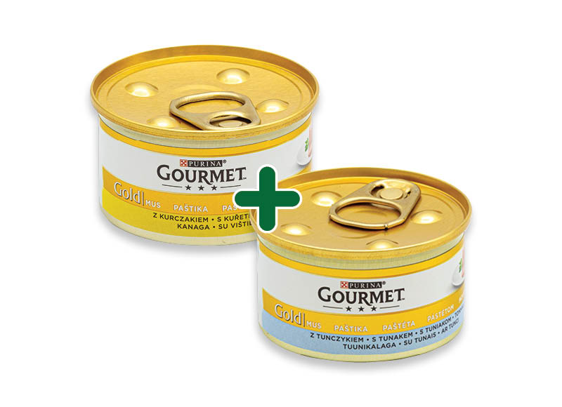 Kačių ėdalas GOURMET GOLD
,
85 g, 9 rūšių, 0,99 Eur/vnt. A lygio parduotuvėse. Ir IKI EXPRESS Kačių ėdalas GOURMET GOLD
,
85 g, 9 rūšių, 0,99 Eur/vnt. A lygio parduotuvėse. Ir IKI EXPRESS