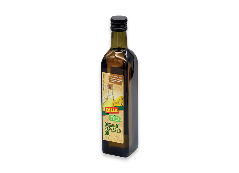 BILLA BIO rapsų aliejus
			, 
				 500 ml, 6,98 Eur/l. A lygio parduotuvėse