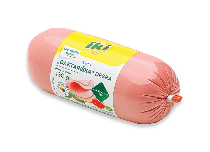 IKI virta DAKTARIŠKA dešra
,
430 g, a. r., 2,77 Eur/kg IKI virta DAKTARIŠKA dešra
,
430 g, a. r., 2,77 Eur/kg