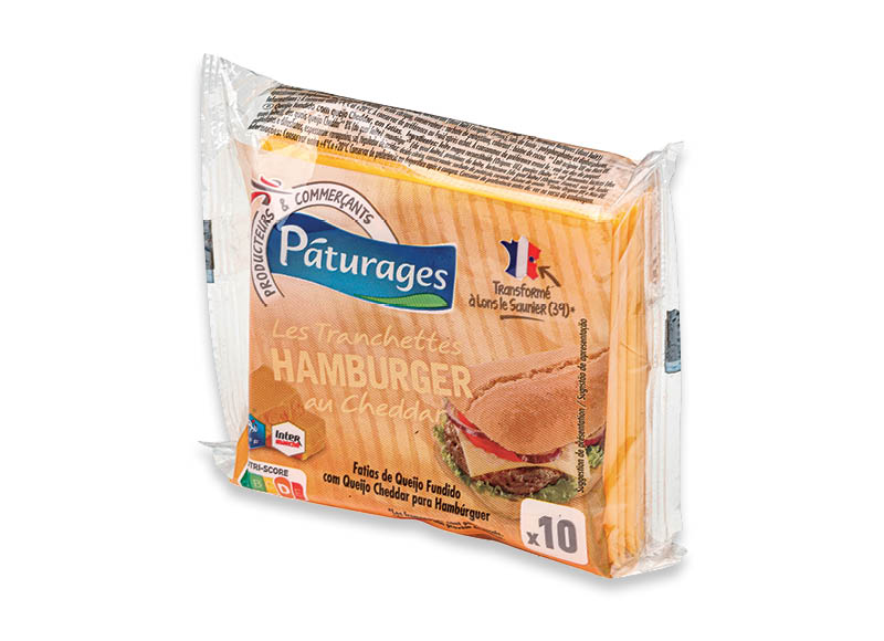 Lydytas sūris PATURAGES mėsainiams su čederiu
			, 
				 200 g, 9,95 Eur/kg. A lygio parduotuvėse. Ir IKI EXPRESS