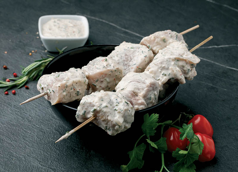 Marinuotas kiaulienos mentės šašlykas su majonezu
,
(sveriamoje vitrinoje) 1 kg. A lygio parduotuvėse Marinuotas kiaulienos mentės šašlykas su majonezu
,
(sveriamoje vitrinoje) 1 kg. A lygio parduotuvėse