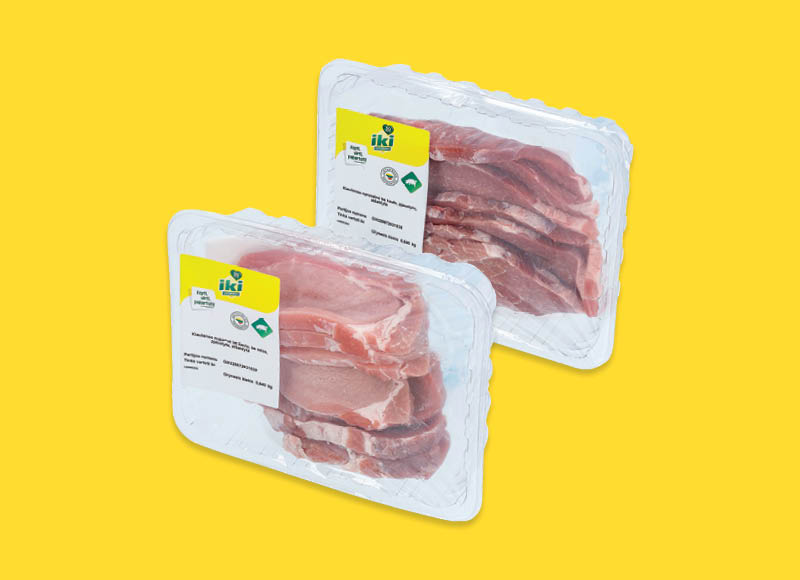 IKI pjaustyta kiaulienos nugarinė ir sprandinė
,
640 g, 2 rūšių, 6,17 Eur/kg. Ir IKI EXPRESS IKI pjaustyta kiaulienos nugarinė ir sprandinė
,
640 g, 2 rūšių, 6,17 Eur/kg. Ir IKI EXPRESS