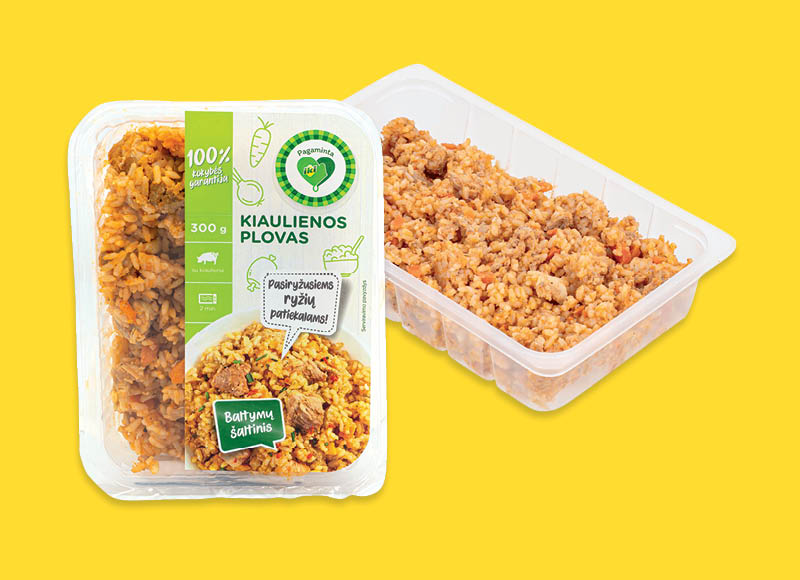 PAGAMINTA IKI troškintam kiaulienos plovui
			, 
				 300 g, 1 kg