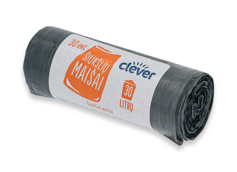 CLEVER juodi šiukšlių maišai
,
30 vnt., 0,03 Eur/vnt. CLEVER juodi šiukšlių maišai
,
30 vnt., 0,03 Eur/vnt.