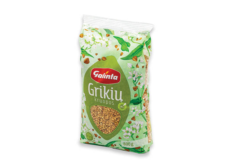 Grikių kruopos GALINTA
			, 
				 800 g, 2,86 Eur/kg