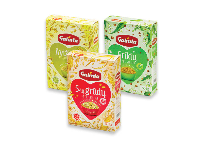 Dribsniams GALINTA
			, 
				 500 g, 5 rūšių