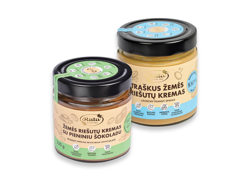 Žemės riešutų kremas RŪTA
			, 
				 350 g, 2 rūšių, 8,26 Eur/kg. A lygio parduotuvėse