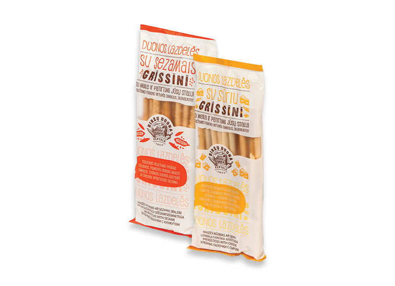 Duonos lazdelės GRISSINI
			, 
				 125 g, 5 rūšių, 7,12 Eur/kg. Ir IKI EXPRESS