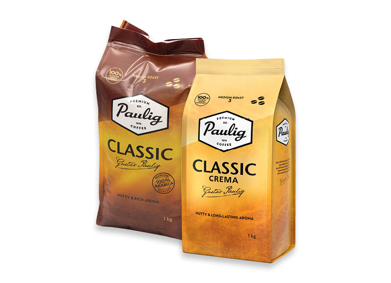 Kavos pupelės PAULIG CLASSIC
			, 
				 1 kg, 2 rūšių