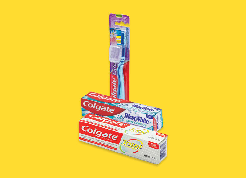 Burnos priežiūros priemonėms COLGATE
			, 
				 Įvairių rūšių. Ir IKI EXPRESS