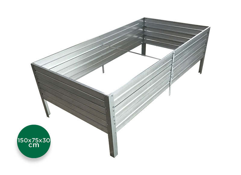Cinkuota metalinė pakelta lysvė
,
150 x 75 x 30 cm, 1 vnt. A lygio parduotuvėse Cinkuota metalinė pakelta lysvė
,
150 x 75 x 30 cm, 1 vnt. A lygio parduotuvėse