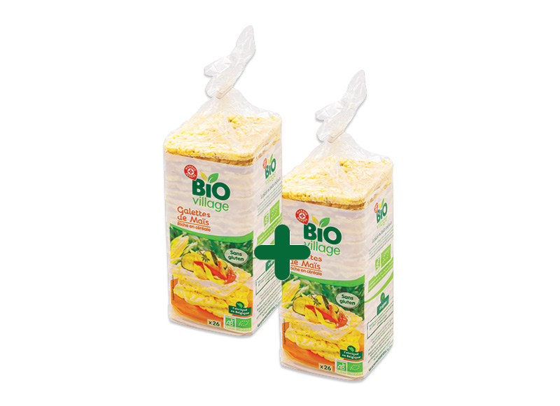 BIO VILLAGE ekologiški kukurūzų trapučiai
			, 
				 130 g, 1,69 Eur/vnt. A lygio parduotuvėse