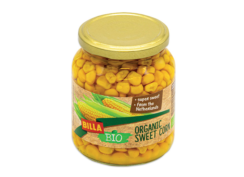 BILLA BIO ekologiški saldieji kukurūzai
,
370 ml, 3,49 Eur/l. A lygio parduotuvėse BILLA BIO ekologiški saldieji kukurūzai
,
370 ml, 3,49 Eur/l. A lygio parduotuvėse