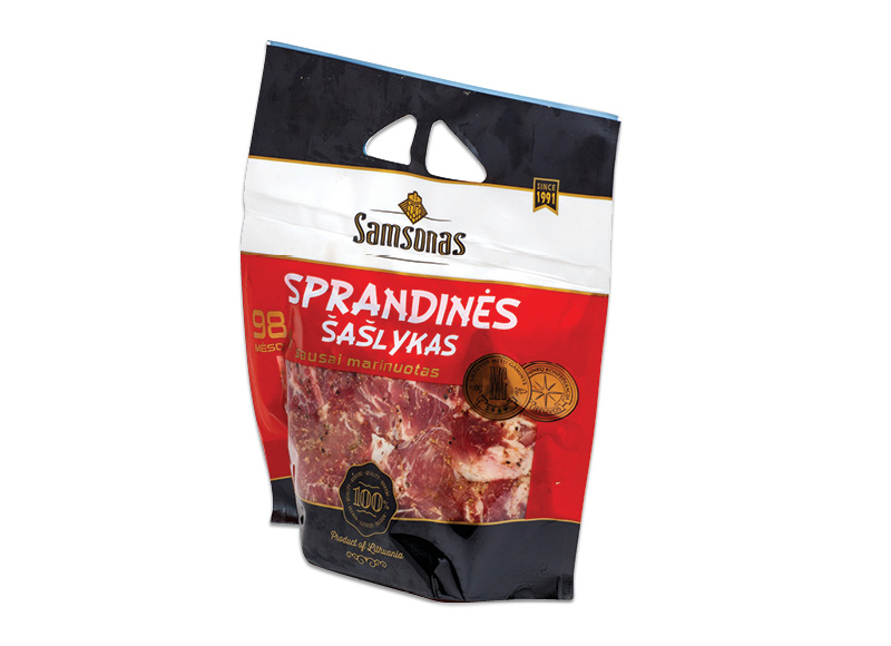 SAMSONO sausai marinuotas kiaulienos sprandinės šašlykas
			, 
				 800 g, 8,99 Eur/kg
