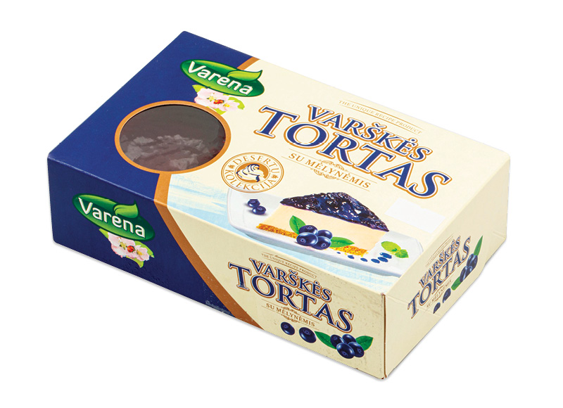 Varškės tortas VARĖNA su mėlynėmis
			, 
				 500 g, 7,98 Eur/kg. A lygio parduotuvėse