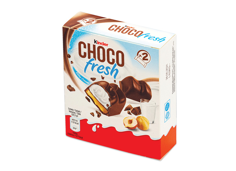 Batonėlis KINDER CHOCO FRESH su pieno ir lazdynų riešutų įdaru
,
41 g, 26,59 Eur/kg. A lygio parduotuvėse Batonėlis KINDER CHOCO FRESH su pieno ir lazdynų riešutų įdaru
,
41 g, 26,59 Eur/kg. A lygio parduotuvėse
