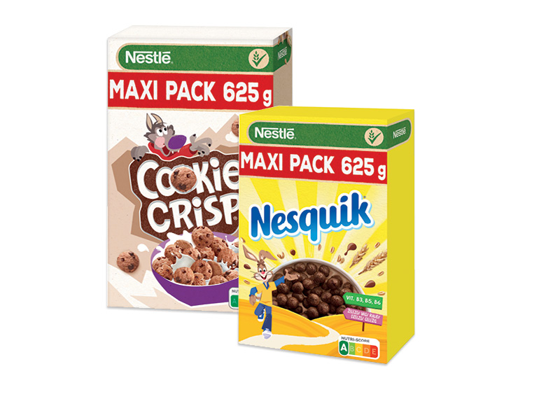 Dribsniai NESTLE NESQUIK, COOKIE CRISP, LION
			, 
				 600 g, 625 g, 3 rūšių. A lygio parduotuvėse