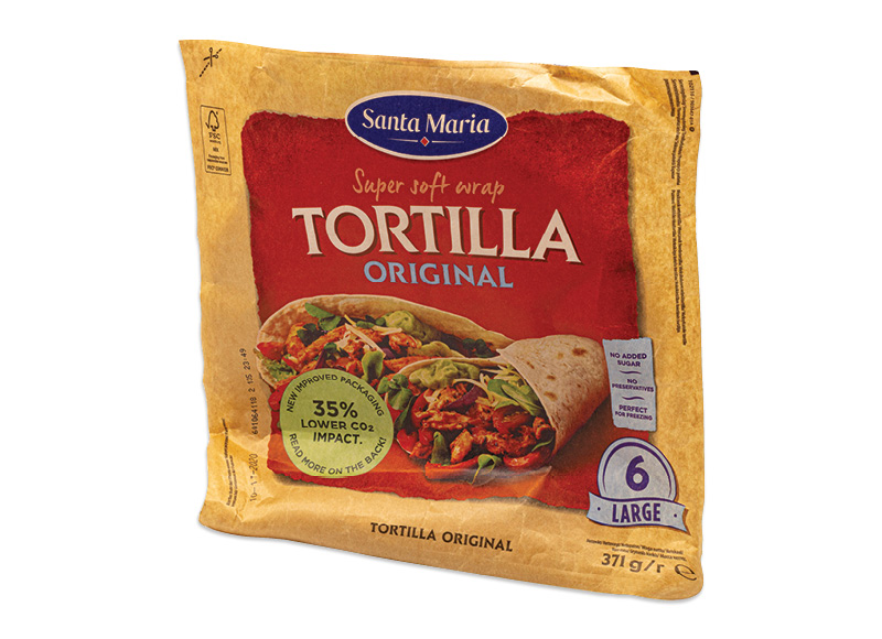 Tortilijos SANTA MARIA WRAP TORTILLA
			, 
				 371 g, 6,17 Eur/kg. A lygio parduotuvėse