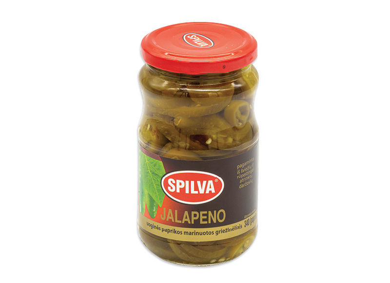 Marinuotos uoginės paprikos griežinėliais SPILVA
,
180 g, 8,28 Eur/kg Marinuotos uoginės paprikos griežinėliais SPILVA
,
180 g, 8,28 Eur/kg