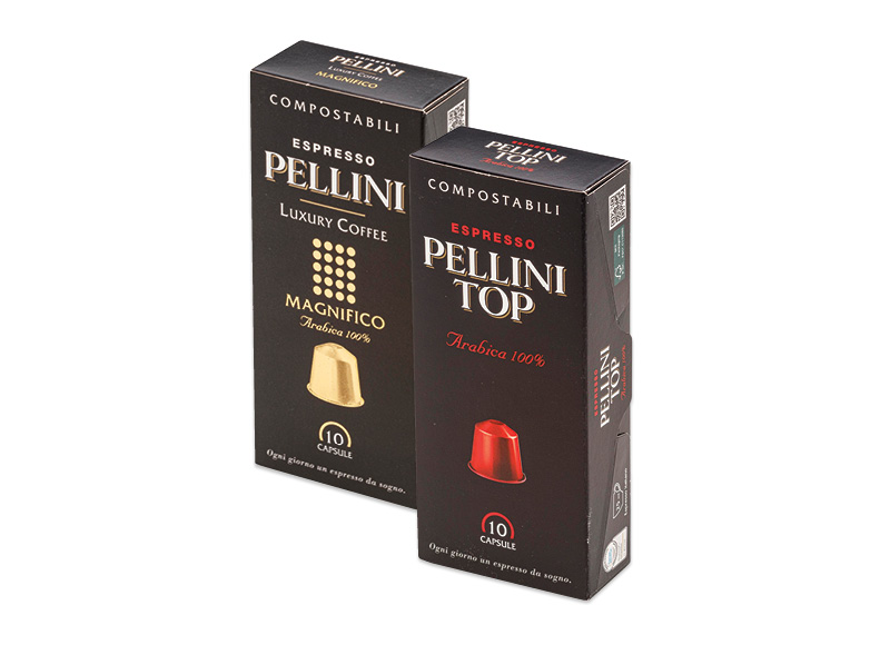 Kapsulės PELLINI (NESPRESO)
			, 
				 10 vnt., 5 rūšių, 0,26 Eur/vnt. Ir IKI EXPRESS