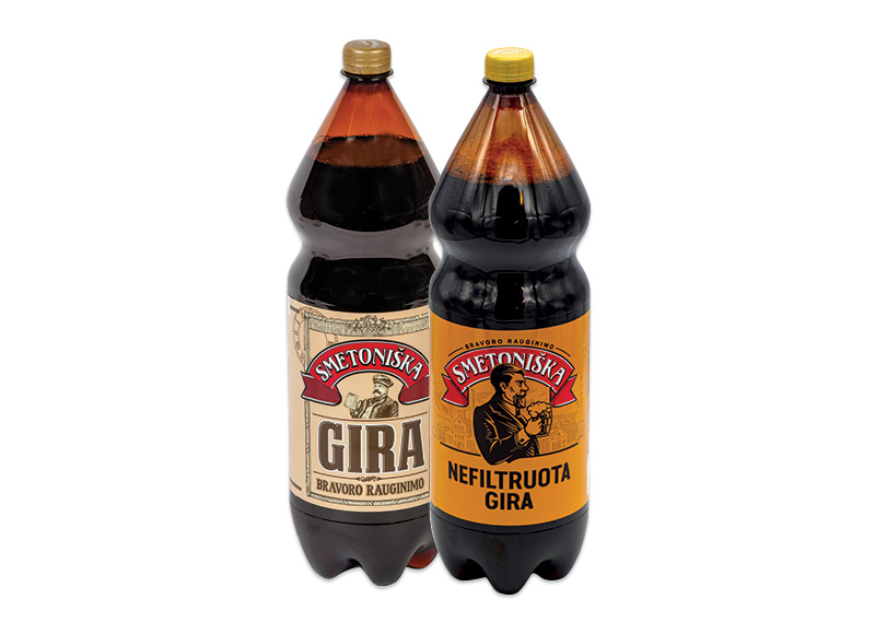 Bravoro rauginimo gira SMETONIŠKA
			, 
				 2 l, 2 rūšių, 0,60 Eur/l (taros užstato vertė į gėrimo kainą neįskaičiuota)