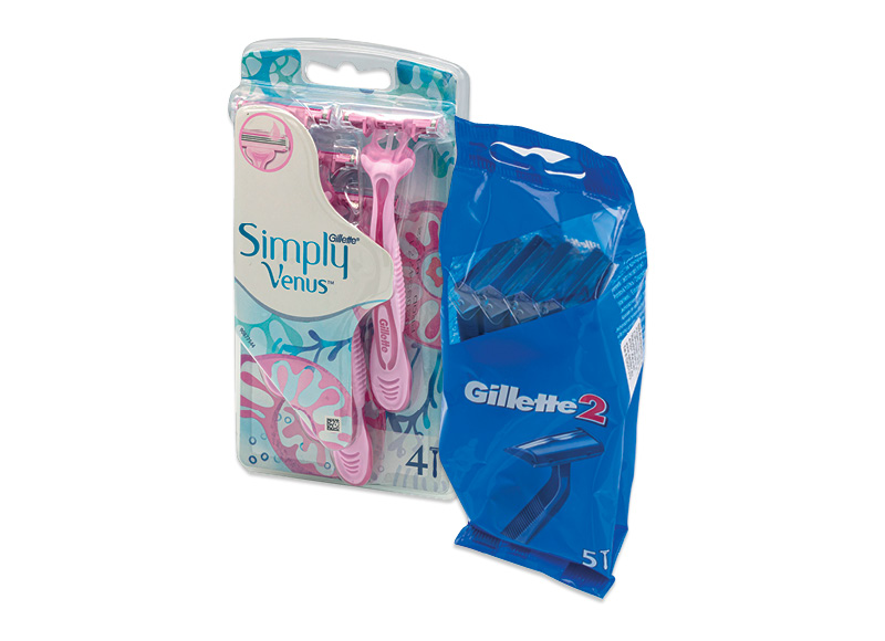 Vienkartiniams skustuvams GILLETTE
			, 
				 10 rūšių